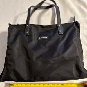 Giani Bernini Nylon Folding Packable Tote Black